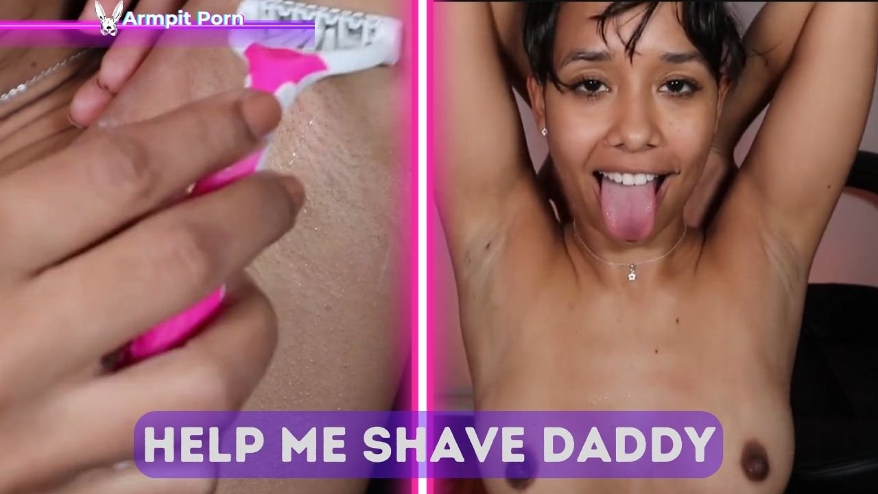 JOI ARMPITS fetish / I SHAVE and then you give me CUM (subtitled)